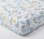 Rifle Paper Co. Bunny Floral Organic Crib Fitted Sheet