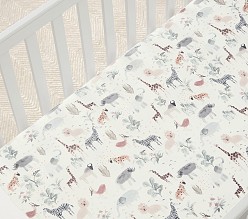 Safari Organic Cotton TENCEL™ Crib Fitted Sheet