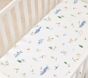 Rowan Ducks Organic Crib Fitted Sheet