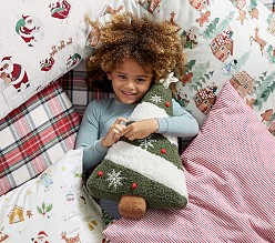 Light-Up Christmas Tree Pillow