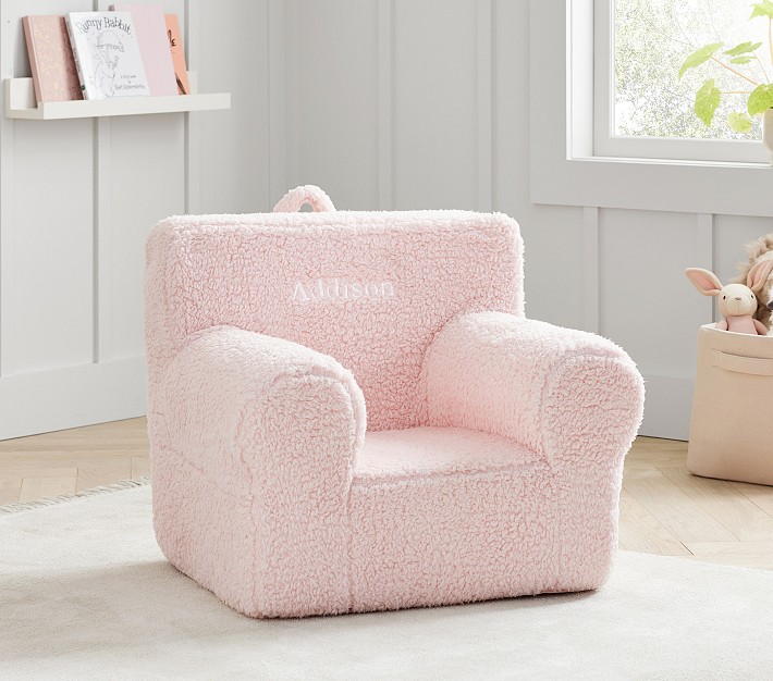 Housse De Chaise Enfant Pottery Barn Kids My First Anywhere – Sherpa Ivoire NEUF