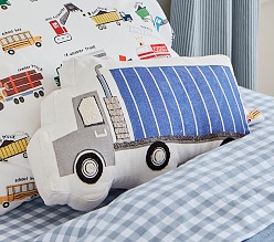 Busy Truck Shaped Pillow