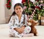 Holly Jolly Santa Flannel Kid Pajama Set