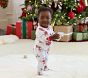 Black Santa Organic Cotton Baby Pajama