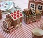 Gingerbread Ceramic Train Serving Set