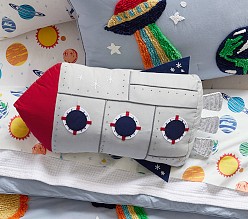 Light-Up Rocket Pillow