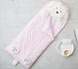 Puppy Gingham Shaggy Head Sleeping Bag