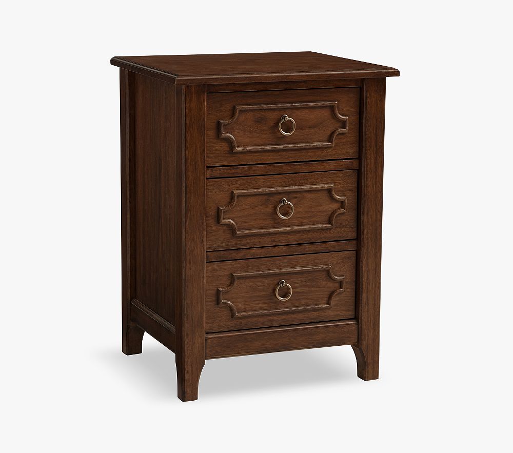 Ava Regency Nightstand (20") - Heritage Walnut, UPS Delivery