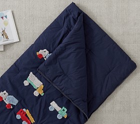 Candlewick Trucks Sleeping Bag | Pottery Barn Kids