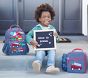 Mackenzie Blue Trucks Chenille Lunch Boxes