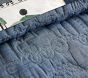 Chambray Stitch Train Quilt &amp; Shams