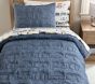 Chambray Stitch Train Quilt &amp; Shams