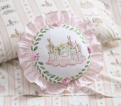 Riley Sheehey Bunny Tea Party Pillow