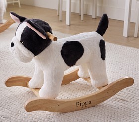 Frenchie Critter Rocker | Soft & Safe Ride | Pottery Barn Kids