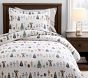 <i>Star Wars™</i> Holiday Flannel Organic Duvet Cover & Shams