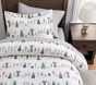 <i>Star Wars™</i> Holiday Flannel Organic Duvet Cover & Shams