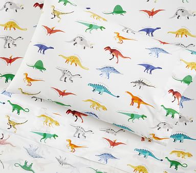 Finn Dino Toddler Organic Sheet Set