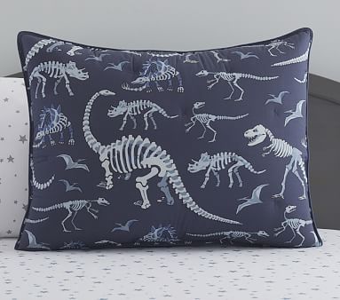 Dino Bones Standard Sham