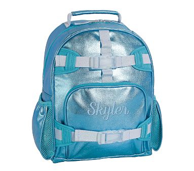 Metallic Aqua Backpack | Pottery Barn Kids