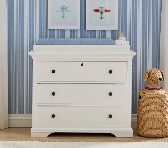Larkin Changing Table Dresser & Topper | Pottery Barn Kids