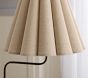 Linen Fluted Floor Lamp (61")
