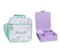 Mackenzie Aqua Horses Lunch &amp; Bento Bundle, Set of 2