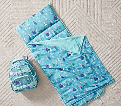 Mackenzie Aqua Disney <em>Frozen</em> Nap Mat & Small Backpack Bundle