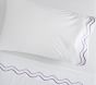 Embroidered Scalloped Sheet Set &amp; Pillowcases