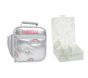 Mackenzie Puffer Metallic Silver Rainbows Lunch &amp; Bento Bundle, Set of 2