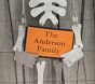 Outdoor Glitter Skeleton Door Hanger