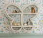 Butterfly Shaped Rattan Shelf (23&quot; x 28&quot;)