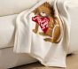 Rifle Paper Co. Valentine's Day Lion Heirloom Kid Throw Blanket