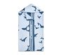 Whale Reversible Baby Beach Hooded Towel UPF 50+