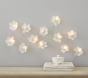 Crepe Paper Flower String Lights