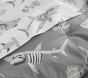 Shark Bones Glow-in-the-Dark Comforter &amp; Shams