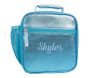 Mackenzie Metallic Aqua Lunch Box