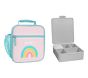 Mackenzie Pink Chenille Rainbows Lunch &amp; Bento Bundle, Set of 2