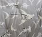 Shark Bones Glow-in-the-Dark Comforter &amp; Shams