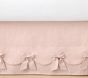 European Linen Bow Crib Skirt