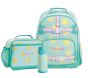 Mackenzie Aqua Sunshine Glow-in-the-Dark Backpack &amp; Lunch Bundle, Set of 3