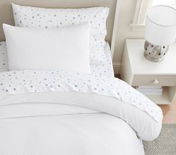 Couette Pottery Barn Kids Pour Fille, Motif Vague, Taille Pleine/reine, Couleur Rose Fard à Joues