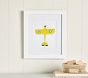 Leslee Mitchell Yellow Plane Framed Art