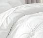 Ruched Rosette Organic Duvet Cover &amp; Shams