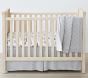 Organic Flannel Penguin Crib Fitted Sheet