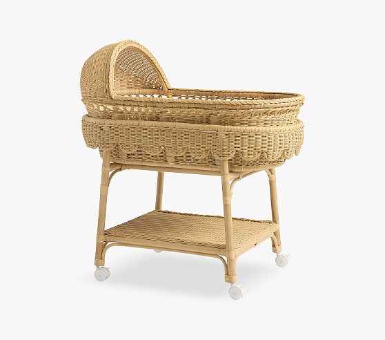 Pottery Barn Wicker Bassinet