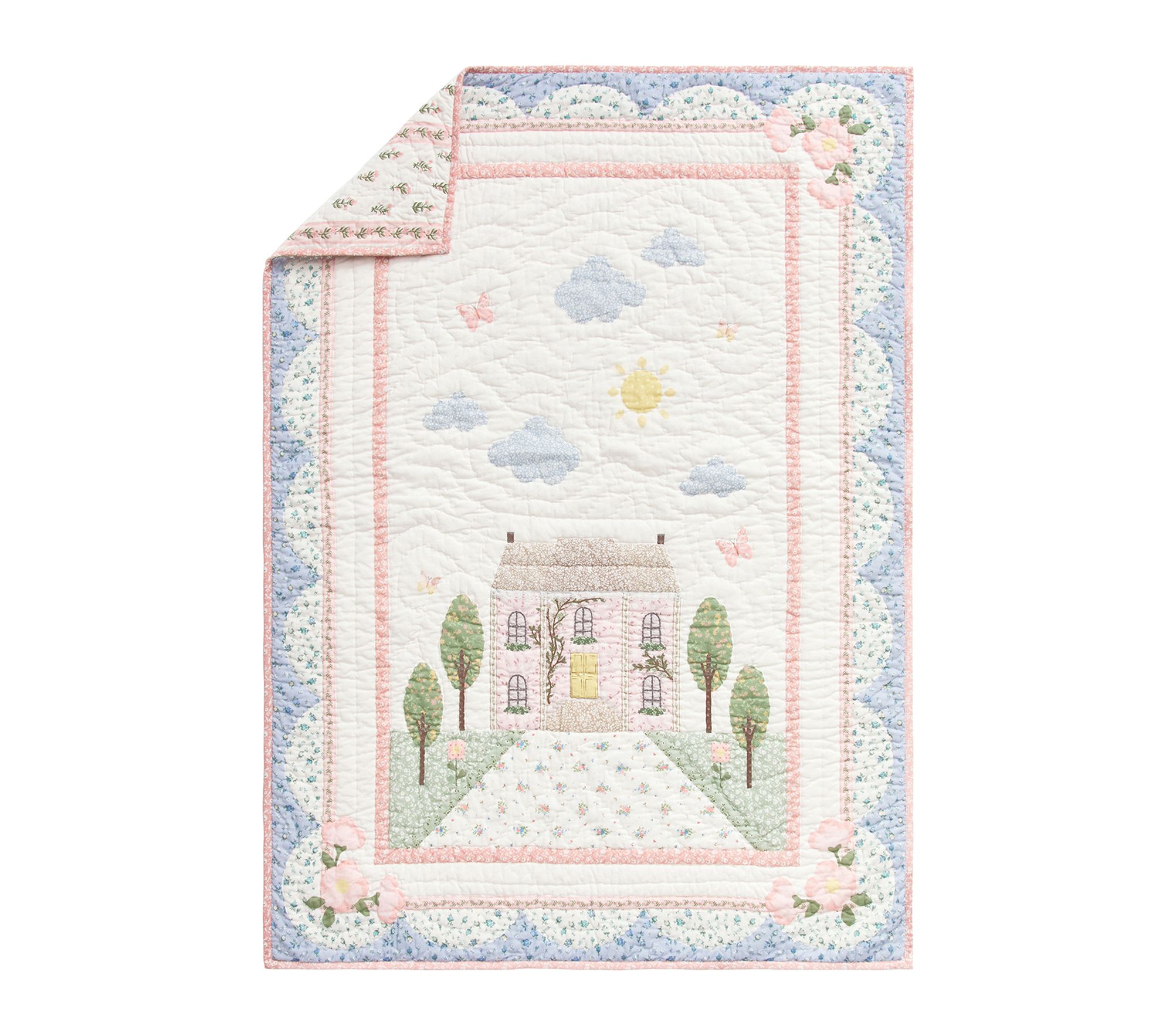 Dollhouse Wholecloth Quilt & Shams