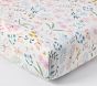 Wildflower Butterfly Crib Fitted Sheet
