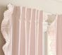 Blush Pleated Ruffle Blackout Curtain