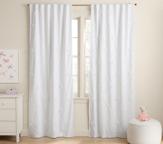 Daisy Ruffle Blackout Panel | Pottery Barn Kids