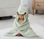 Super Soft Alligator Baby Hooded Towel &amp; Washcloth Set